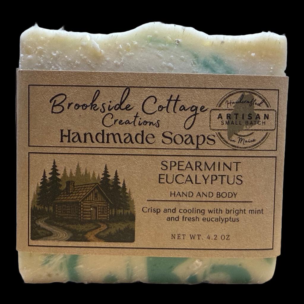 Spearmint Eucalyptus - Handmade Cold Process Soap Bar | Made in Maine - Image 4