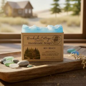 Boy Beach- Handmade Coastal Cold Process Soap Bar – Fresh Ocean-Inspired