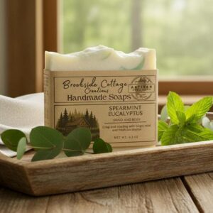 Spearmint Eucalyptus - Handmade Cold Process Soap Bar | Made in Maine