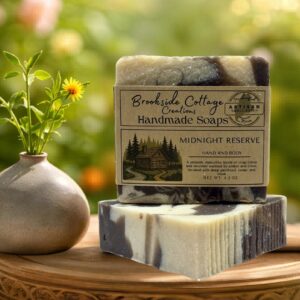 Midnight Reserve - Handmade Cold Process Artisan Soap Bar  , Maine Made