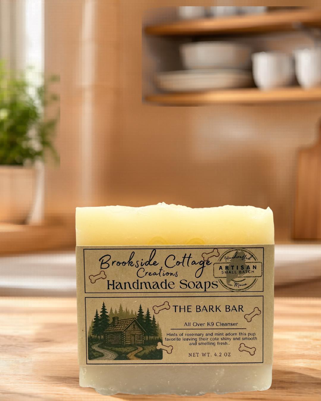 Bark Bar - Handmade Dog Rosemary Cold Process soap, Made in Maine - Image 2