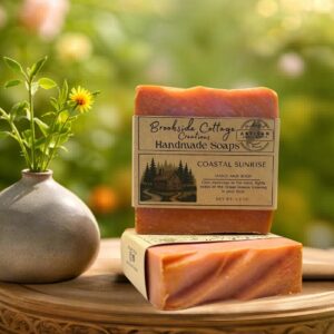 Coastal Sunrise - Cold Process Soap Bar | Artisan Maine Made