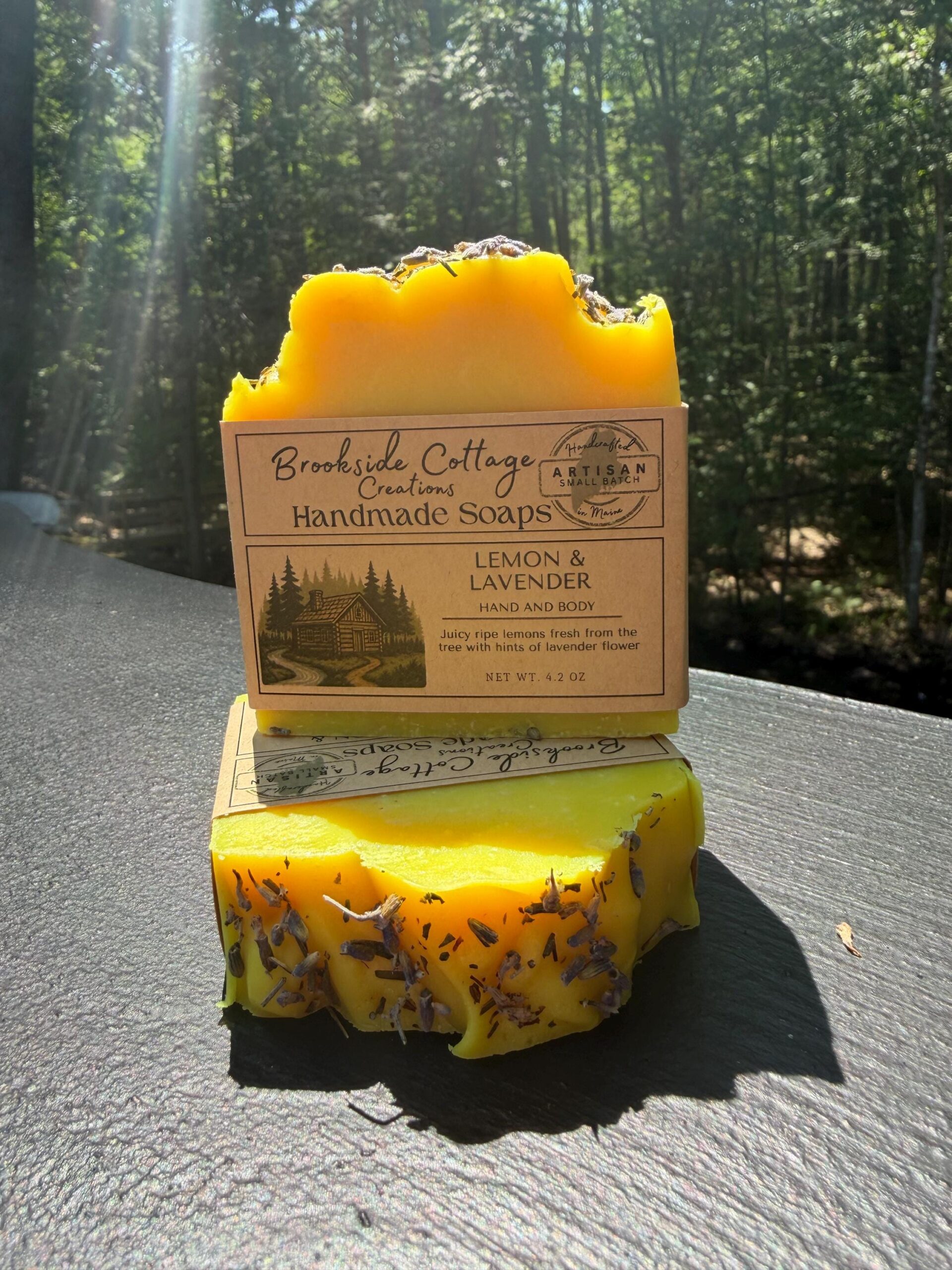 Lemon Lavender - Handmade Soap Bar – Artisan Maine Small Batch Handcrafted Soap