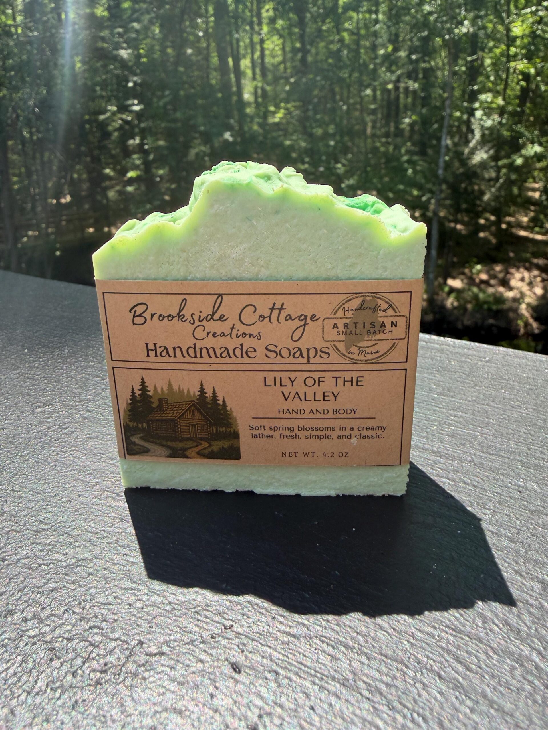 Lily of the Valley - Handmade Cold Process Soap Bar | Artisan Maine Made - Image 2