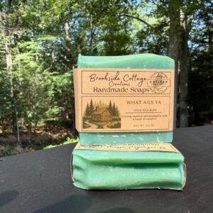 What Ails You - Handmade Muscle Relief Cold Process Soap Bar – Cooling Menthol Herbal