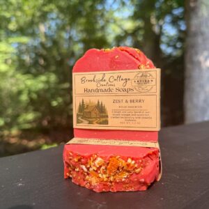 Zest and Berry  - Handmade Cranberry Orange cold process Soap Bar – | Artisan Maine made