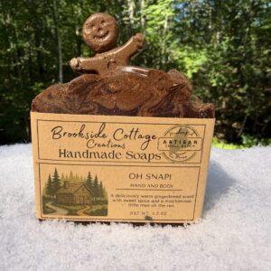 Oh Snap - Handmade Gingerbread cold process Soap Bar| Artisan Maine made