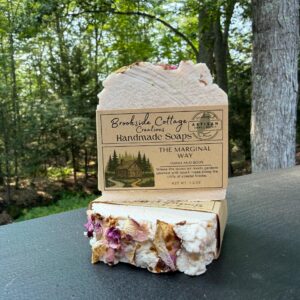 Marginal Way - Handmade Rose and Salt Air cold process Soap Bar | Artisan Maine made