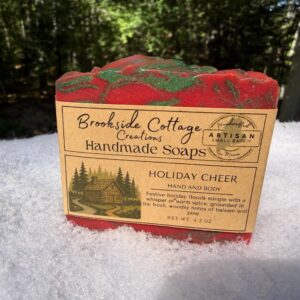 Holiday Cheer - Handmade Holiday cold process Soap Bar| Artisan Maine made